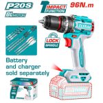 شنيور بطارية 20 فولت 96 نيوتن دقاق بدون بطارية - TIDLI209681