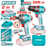 طقم كومبو شنيور 66 و دريل 285 نيوتن - TCKLI20277