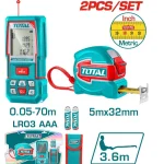 طقم كومبو متر ليزر و شريط 5 متر - TLDD241201
