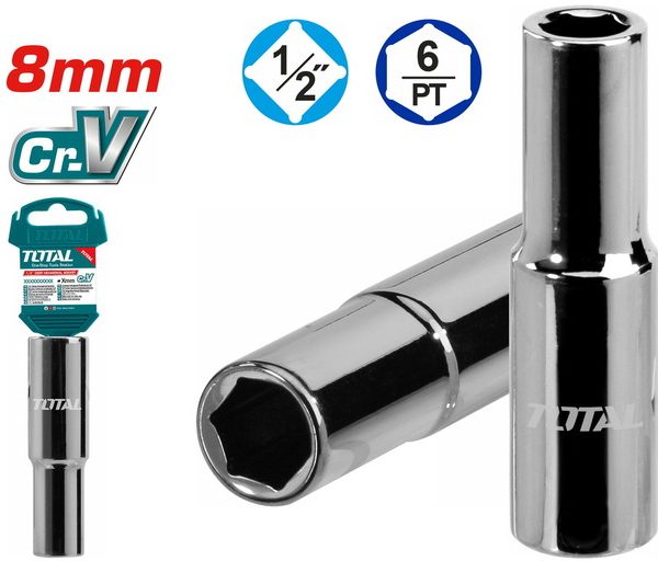 لقمة رباط نص بوصة طويلة تصادمية 8 مم – THTST12083L