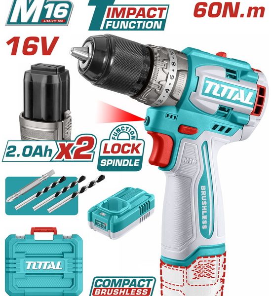 شنيور بطارية 16 فولت 2 بطارية دقاق