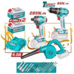 طقم كومبو شنيور و دريل و بلاور - tosli250883